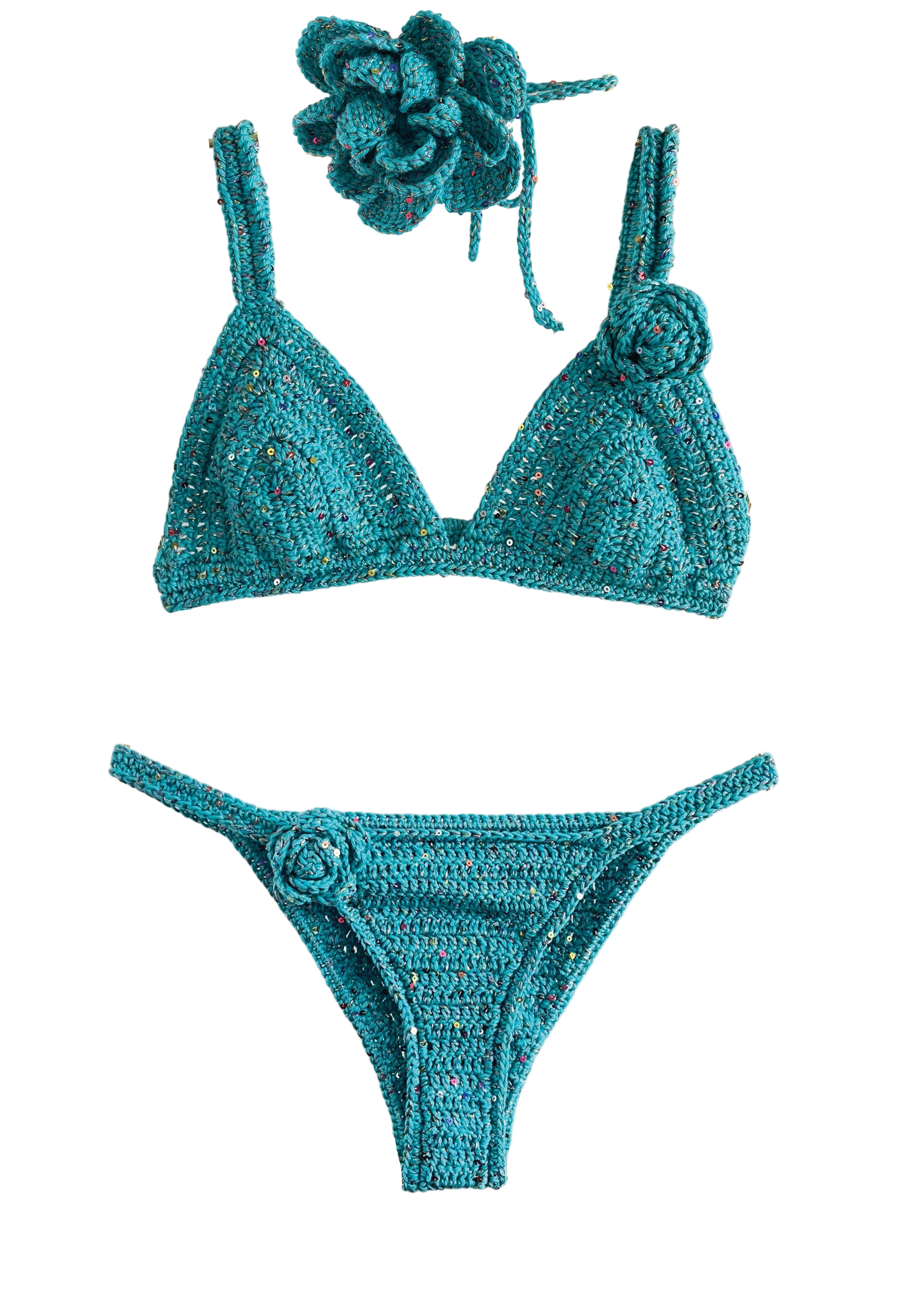 Camélia - Bikini - Turquoise